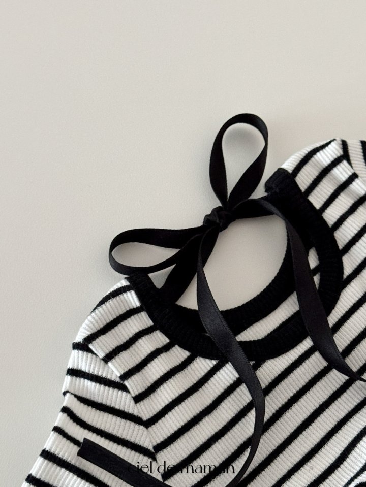 Ciel De Maman - Korean Baby Fashion - #babyclothing - Stripe Suit - 6
