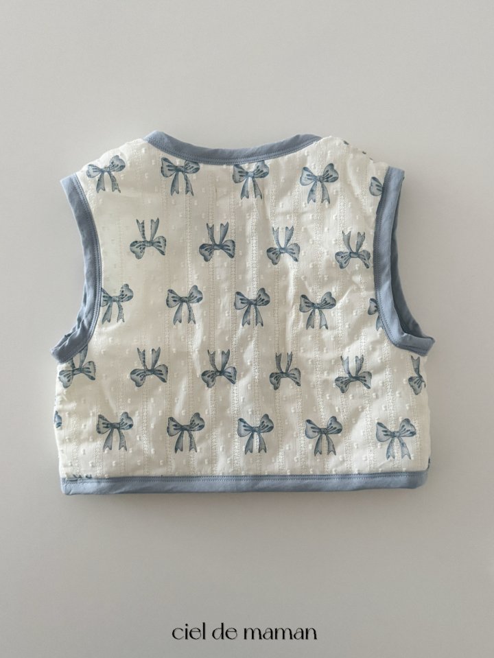 Ciel De Maman - Korean Baby Fashion - #babyfashion - Honey Vest Bonnet Set - 11