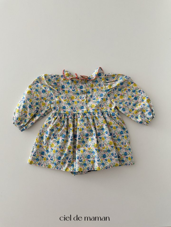 Ciel De Maman - Korean Baby Fashion - #babyfever - Flower Suit - 2