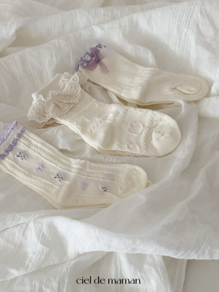 Ciel De Maman - Korean Baby Fashion - #babygirlfashion - Pretty Socks - 10