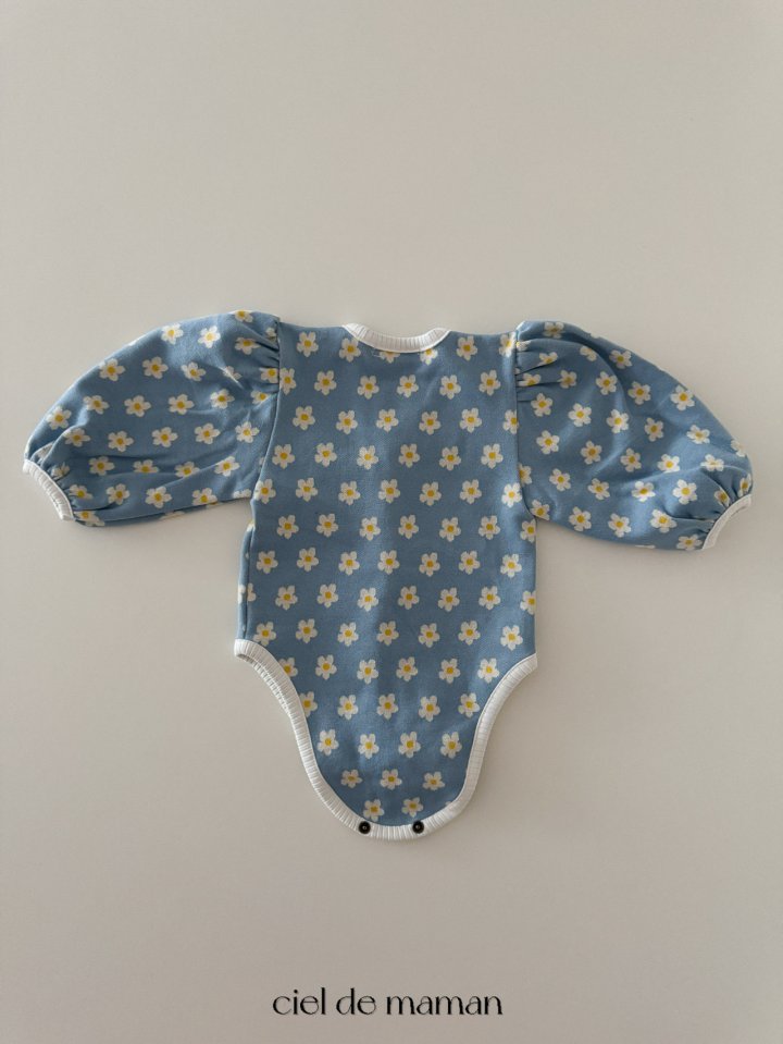 Ciel De Maman - Korean Baby Fashion - #babygirlfashion - Spring Flower Bonnet Suit - 12