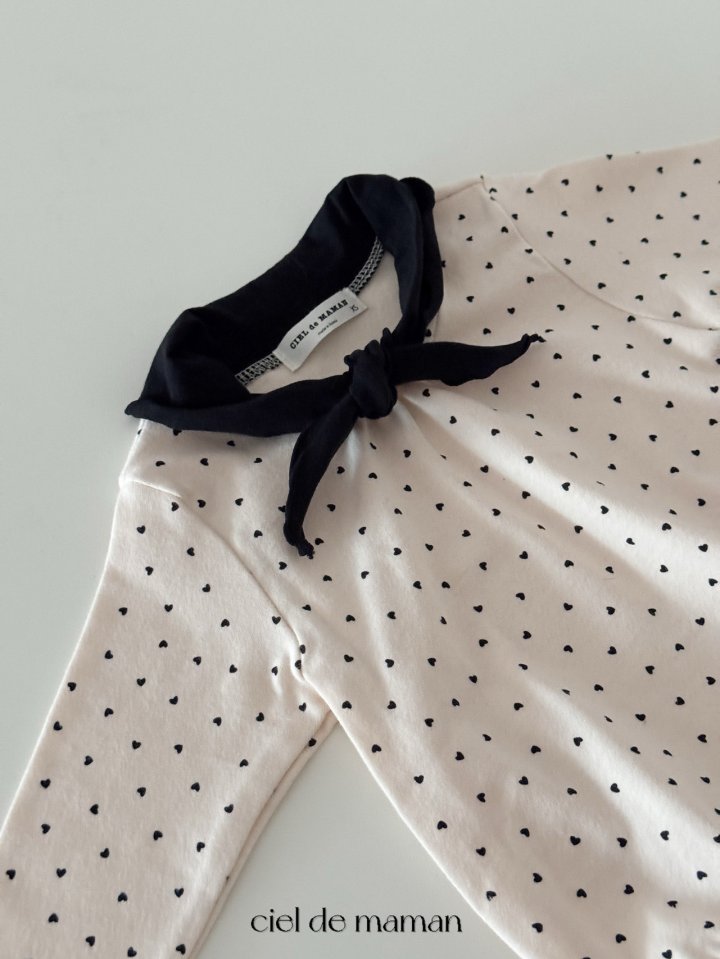 Ciel De Maman - Korean Baby Fashion - #babygirlfashion - Ribbon Love Suit - 10