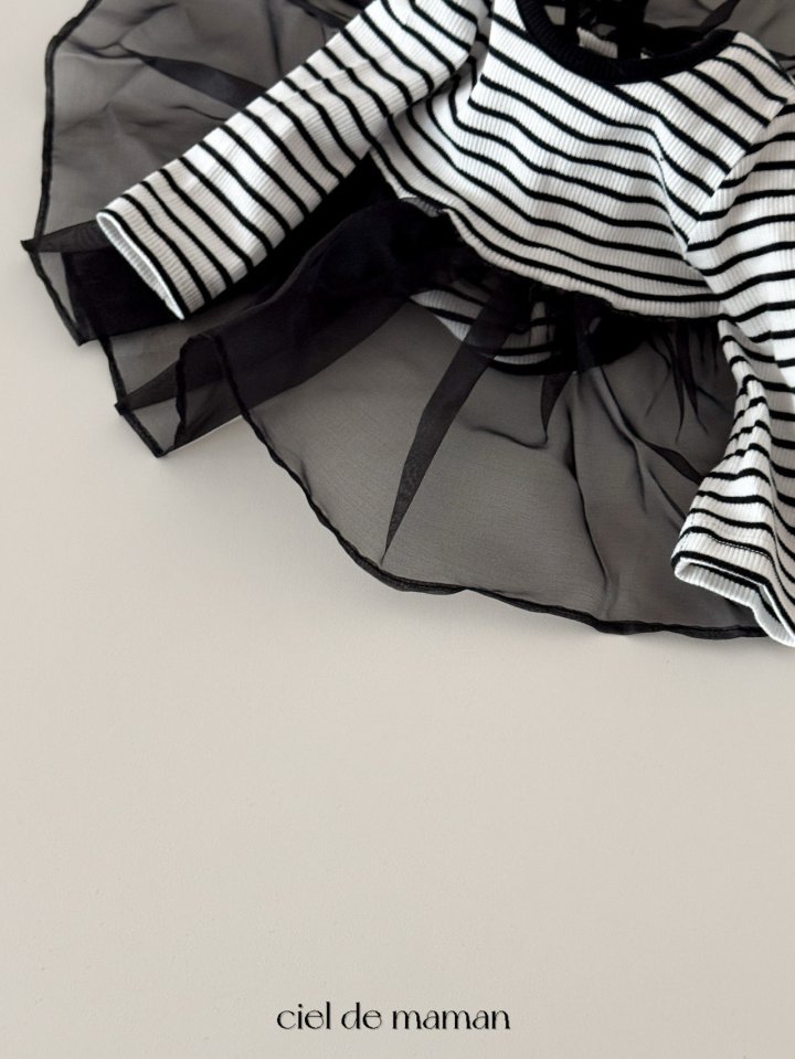 Ciel De Maman - Korean Baby Fashion - #babygirlfashion - Stripe Suit - 9