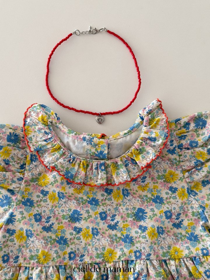 Ciel De Maman - Korean Baby Fashion - #babygirlfashion - Flower Suit - 4