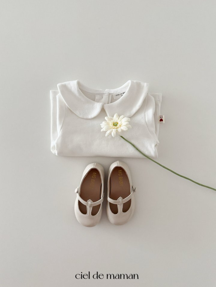 Ciel De Maman - Korean Baby Fashion - #babylifestyle - Round Collar Tee - 3