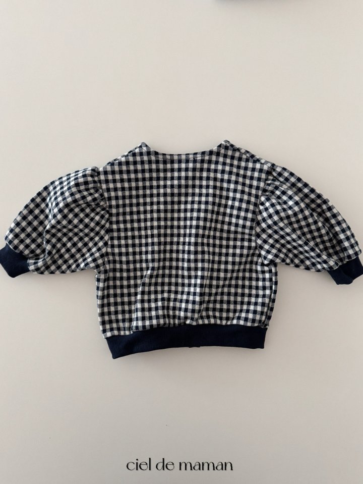 Ciel De Maman - Korean Baby Fashion - #babylifestyle - Check Check Cardigan Bloomer Top Bottom Set - 12