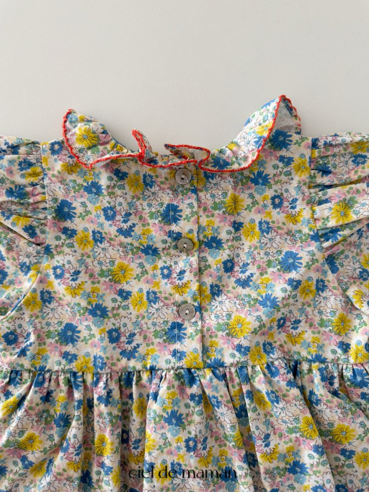 Ciel De Maman - Korean Baby Fashion - #babyoninstagram - Flower Suit - 5