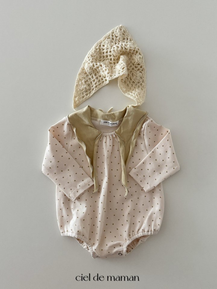 Ciel De Maman - Korean Baby Fashion - #babyoninstagram - Ribbon Love Suit - 12