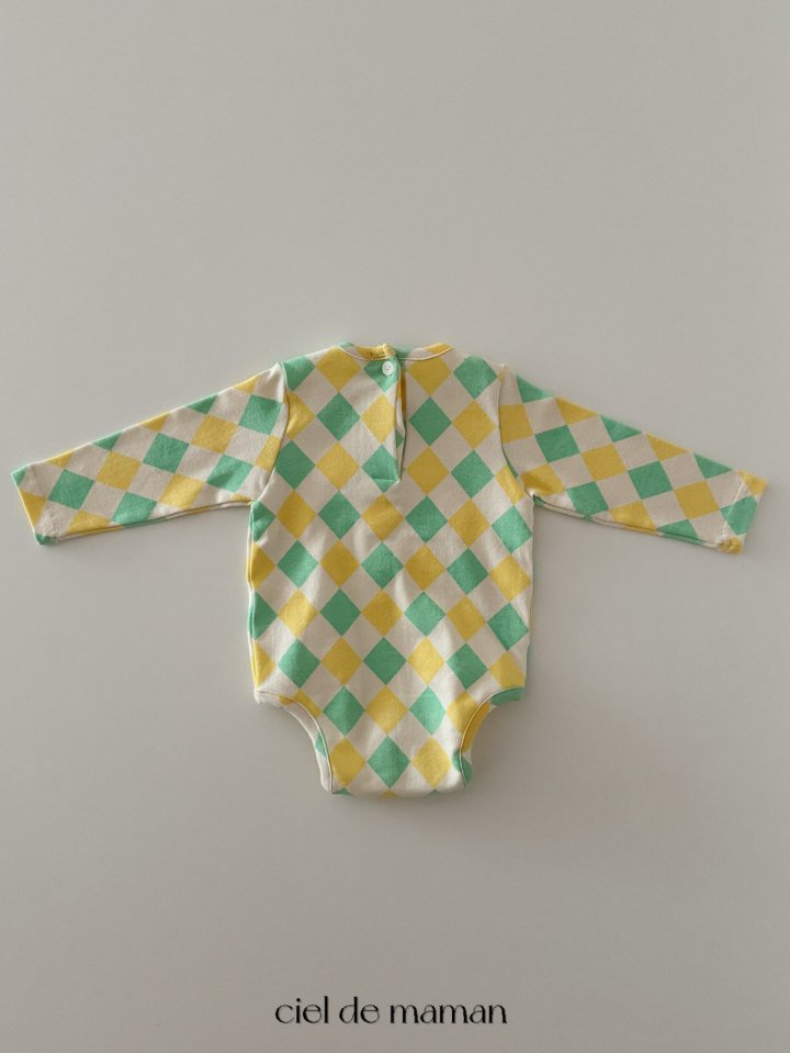 Ciel De Maman - Korean Baby Fashion - #babyootd - Argyle Suit Set (Suit + Bonnet + Leggings Set) - 8