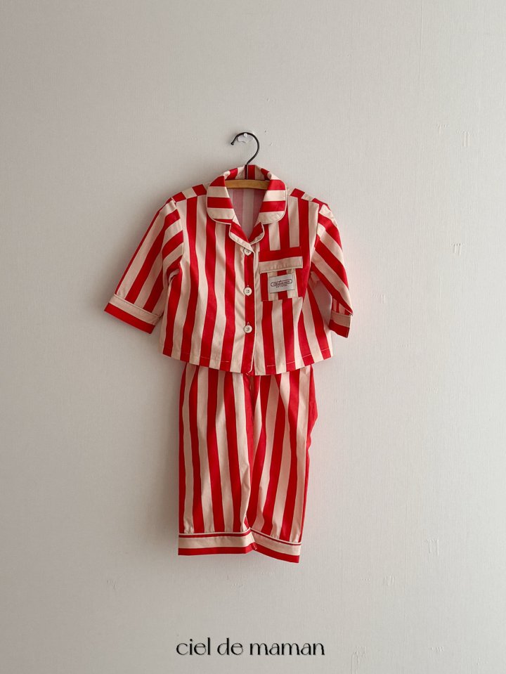 Ciel De Maman - Korean Baby Fashion - #babyoutfit - Candy Pajamas Bebe - 12