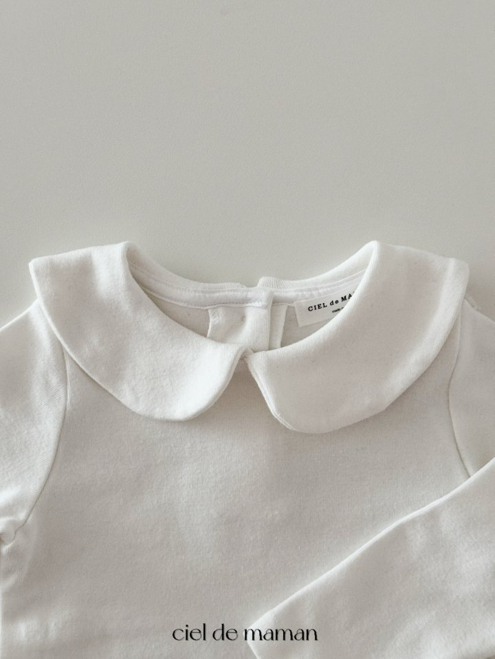 Ciel De Maman - Korean Baby Fashion - #babyoutfit - Round Collar Tee - 7