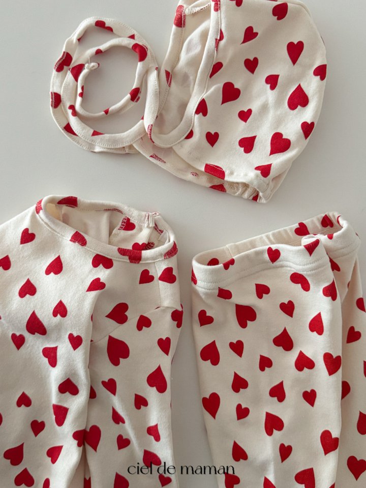 Ciel De Maman - Korean Baby Fashion - #babyoutfit - Shinha Suit Set (Suit + Bonnet + Leggings Set) - 10