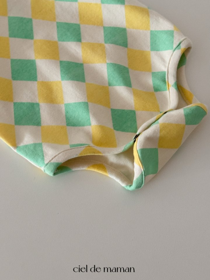 Ciel De Maman - Korean Baby Fashion - #babyoutfit - Argyle Suit Set (Suit + Bonnet + Leggings Set) - 10