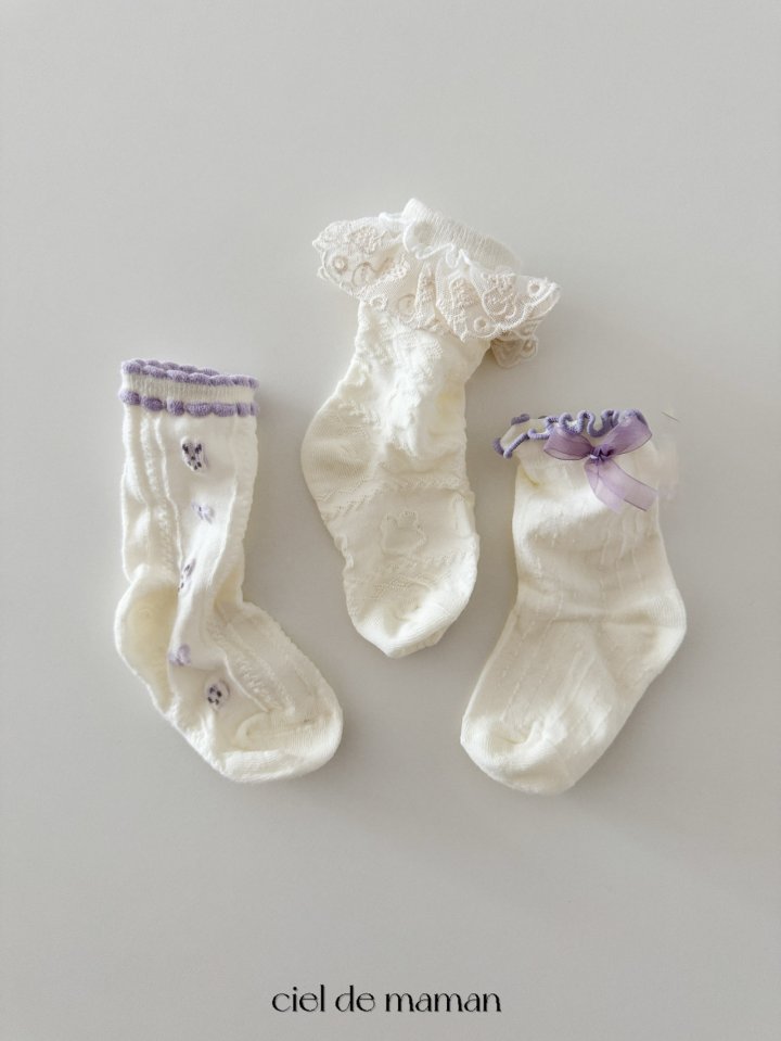 Ciel De Maman - Korean Baby Fashion - #babywear - Pretty Socks