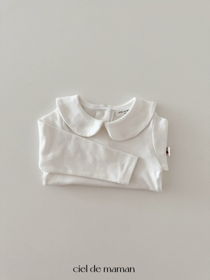 Ciel De Maman - Korean Baby Fashion - #onlinebabyboutique - Round Collar Tee - 9