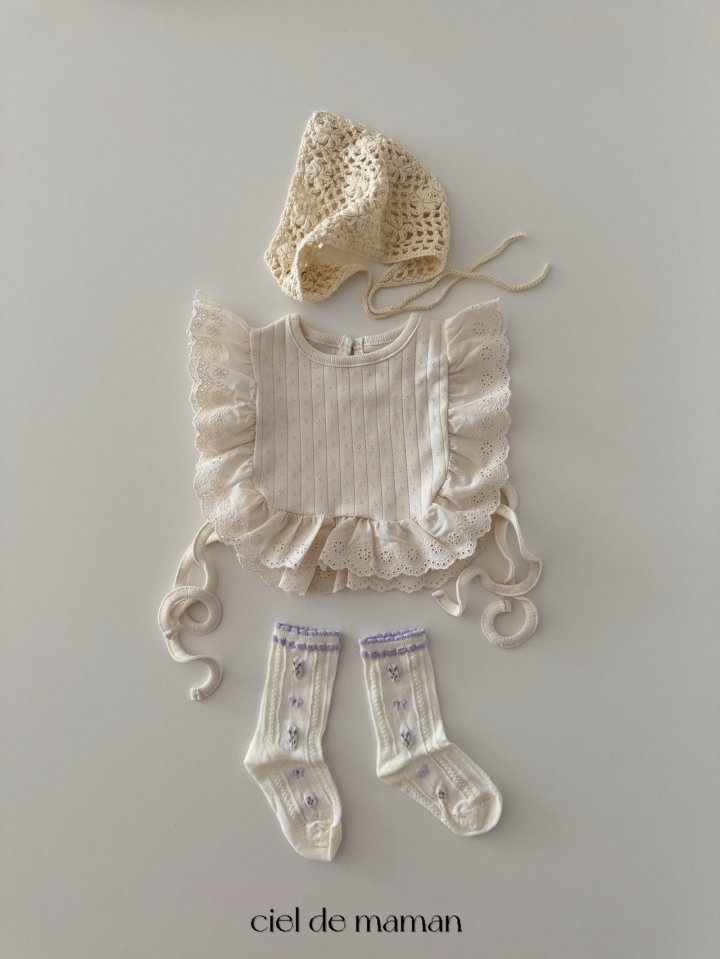 Ciel De Maman - Korean Baby Fashion - #onlinebabyboutique - Spring Bib - 8