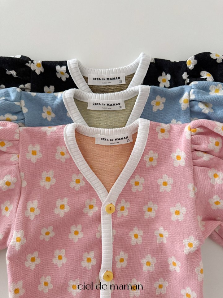 Ciel De Maman - Korean Baby Fashion - #babywear - Spring Flower Bonnet Suit - 4