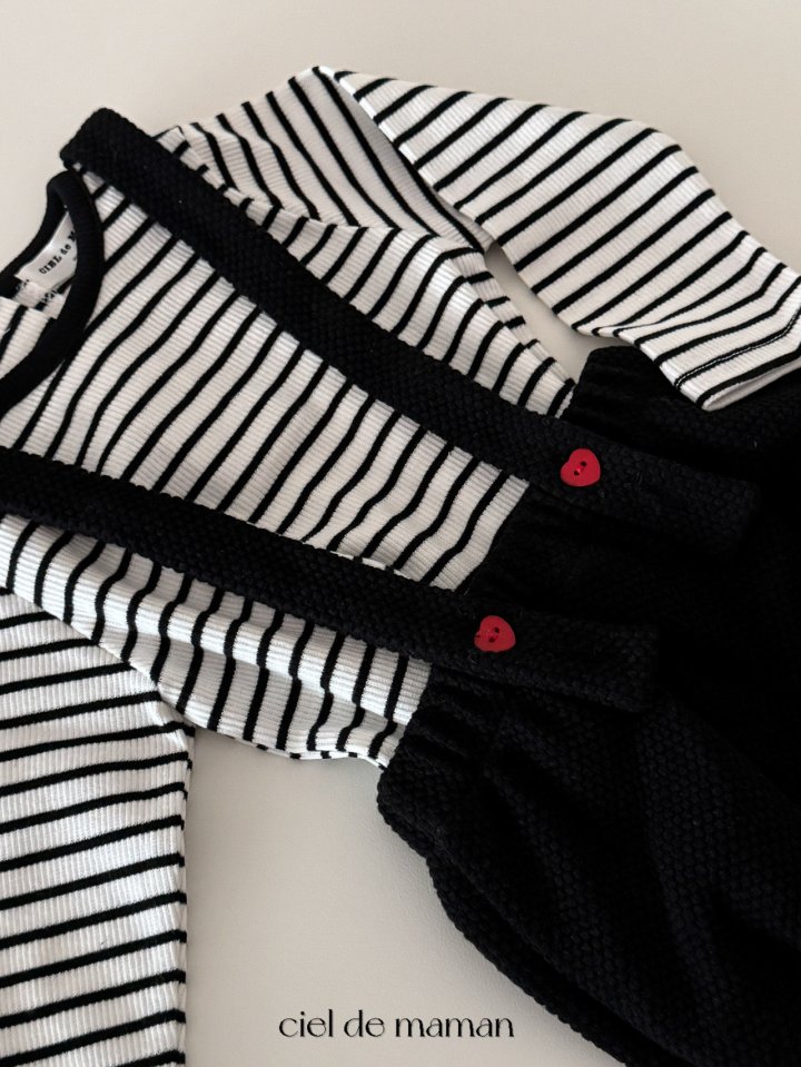 Ciel De Maman - Korean Baby Fashion - #onlinebabyshop - Stripe Tee - 8