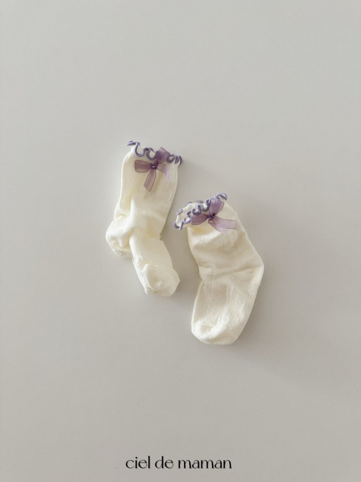 Ciel De Maman - Korean Baby Fashion - #onlinebabyshop - Pretty Socks - 4