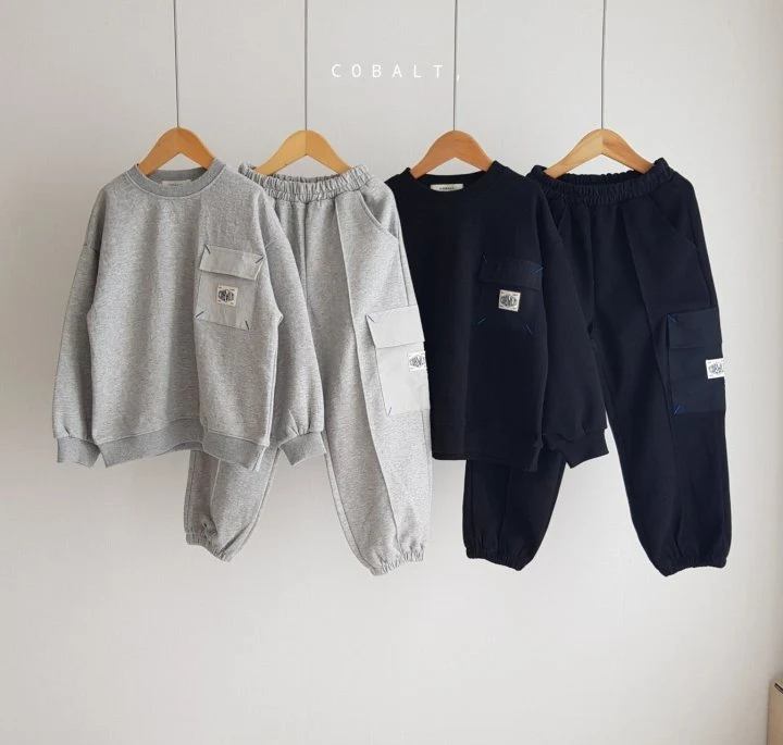 Cobalt - Korean Children Fashion - #childofig - Mix Jogger Pants - 8