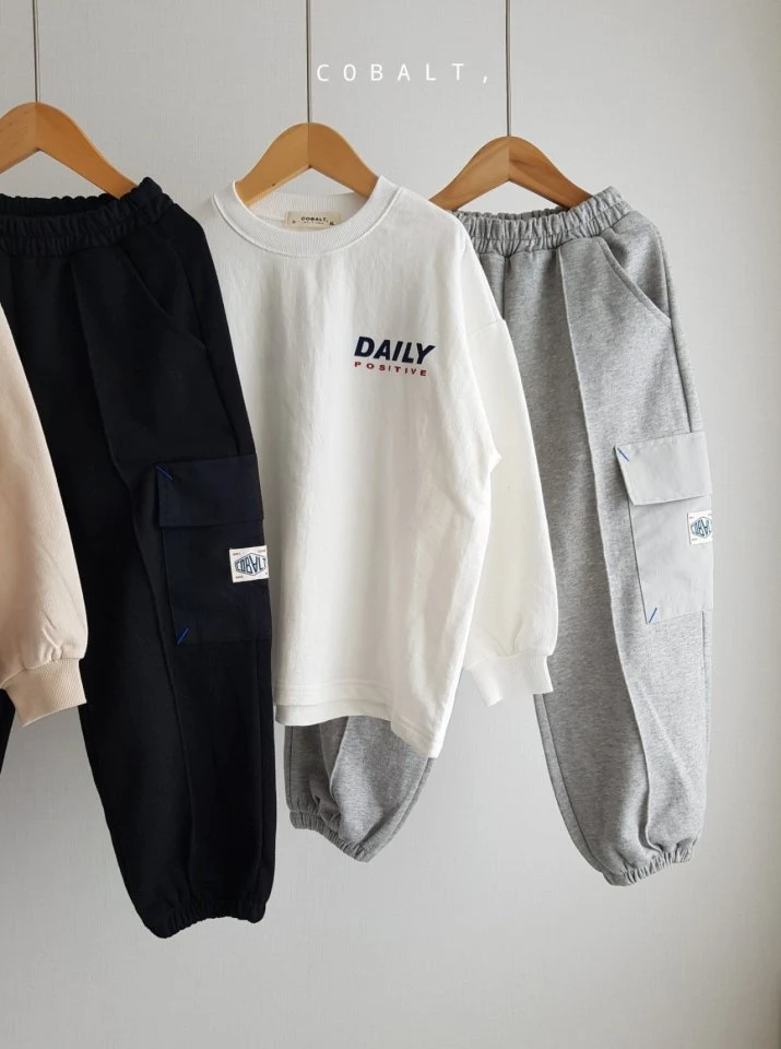 Cobalt - Korean Children Fashion - #discoveringself - Mix Jogger Pants - 11