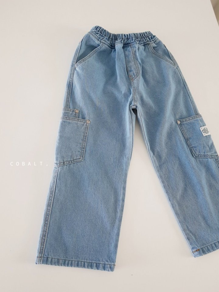 Cobalt - Korean Children Fashion - #discoveringself - Double Pocket Denim Jacket - 3
