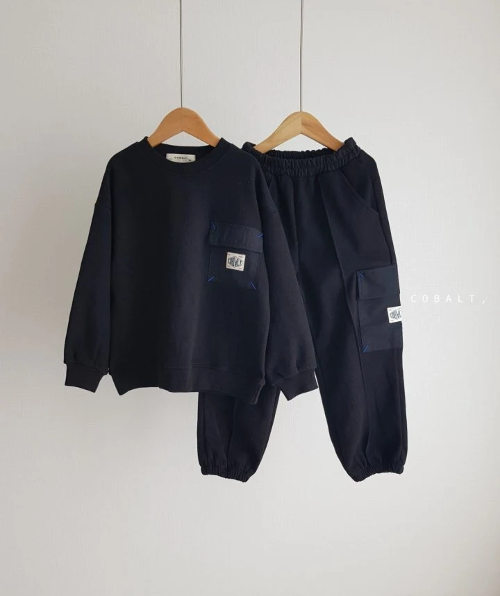 Cobalt - Korean Children Fashion - #fashionkids - Mix Jogger Pants - 12