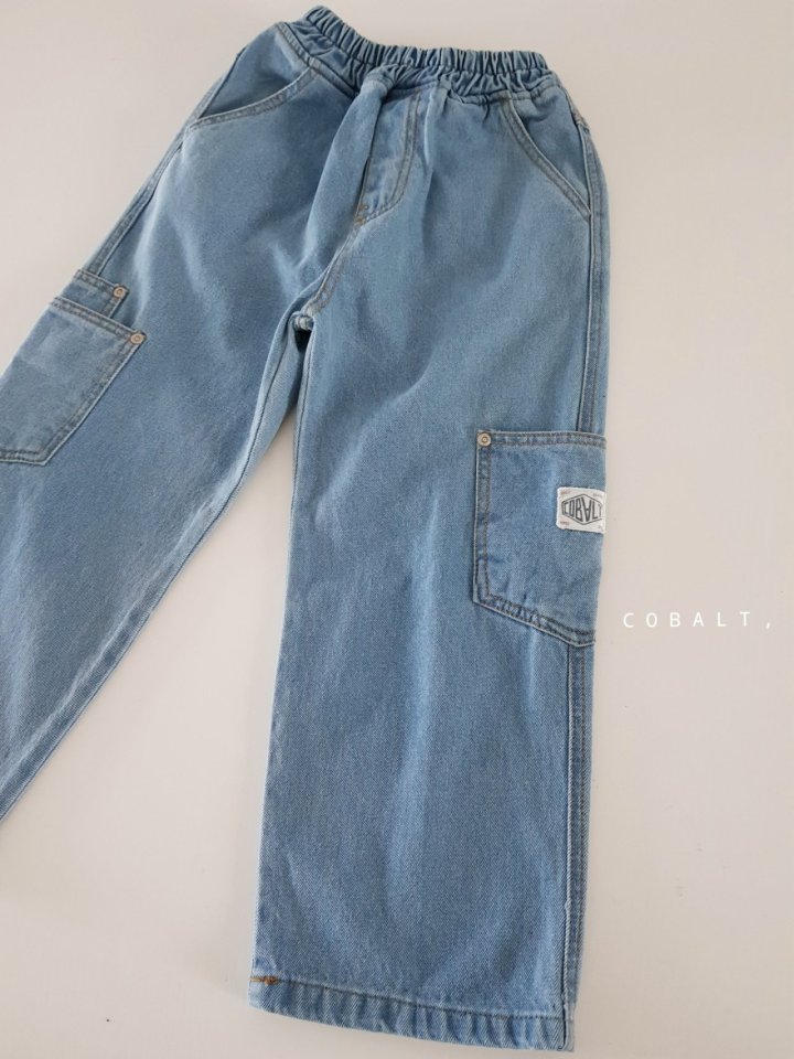 Cobalt - Korean Children Fashion - #kidsstore - Double Pocket Denim Jacket - 6