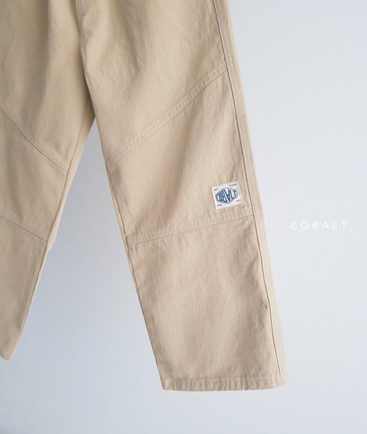 Cobalt - Korean Children Fashion - #kidzfashiontrend - Label Work Pants - 12