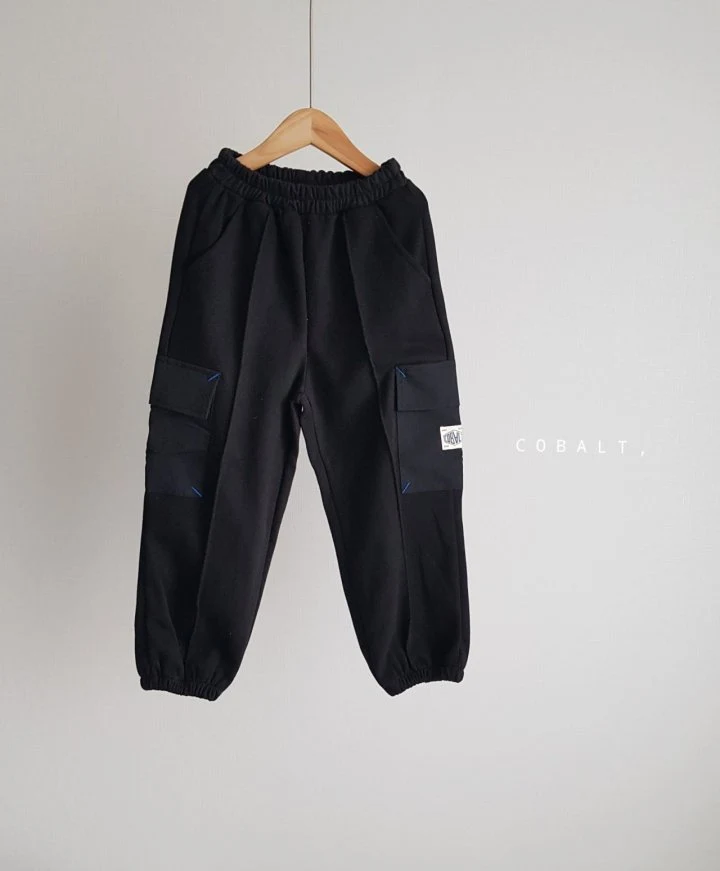 Cobalt - Korean Children Fashion - #minifashionista - Mix Jogger Pants - 4