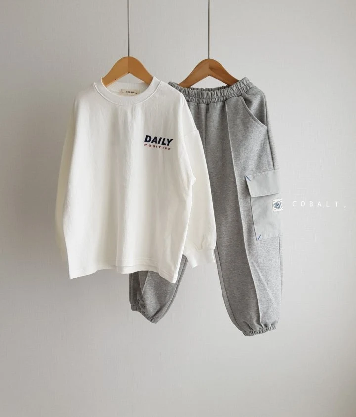 Cobalt - Korean Children Fashion - #toddlerclothing - Mix Jogger Pants - 6