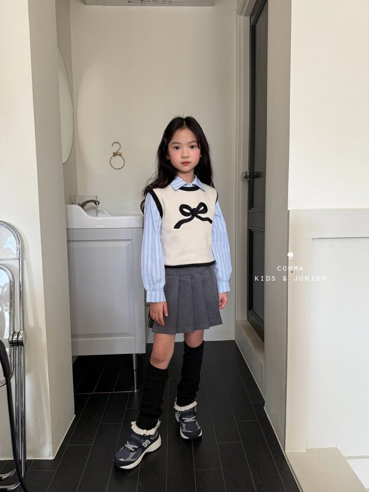 Comma - Korean Children Fashion - #Kfashion4kids - Ribbon Vest - 10