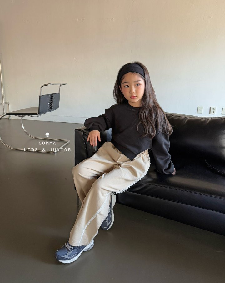 Comma - Korean Children Fashion - #childofig - Diagonal Lace Pants - 10