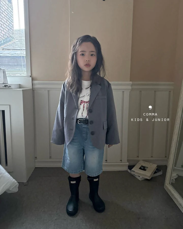 Comma - Korean Children Fashion - #childofig - Ribbon Basic Tee - 2