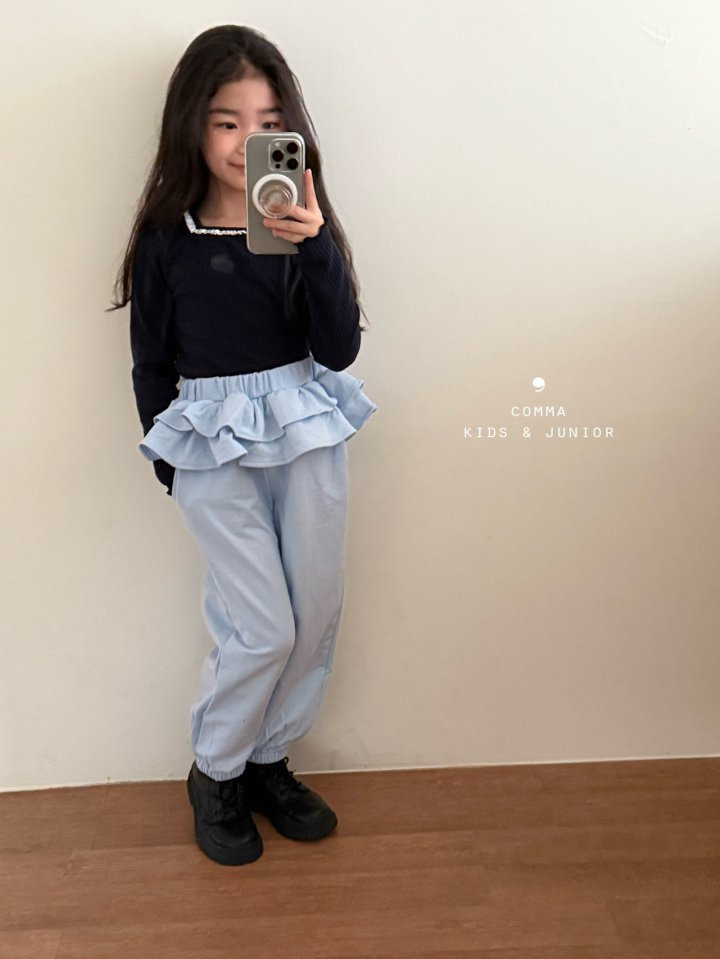 Comma - Korean Children Fashion - #childofig - Square Rib Tee - 10