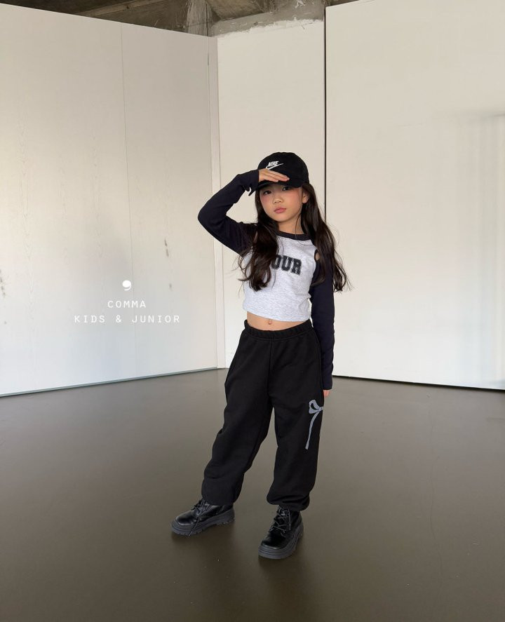 Comma - Korean Children Fashion - #childofig - Ribbon Jogger Pants - 12