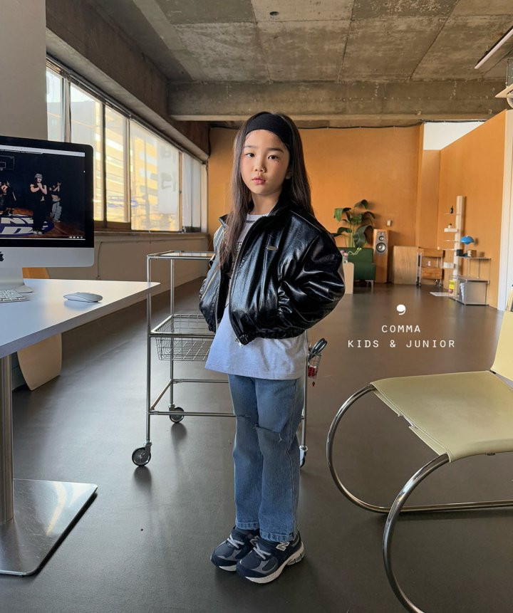 Comma - Korean Children Fashion - #childofig - Vintage Denim Pants - 7