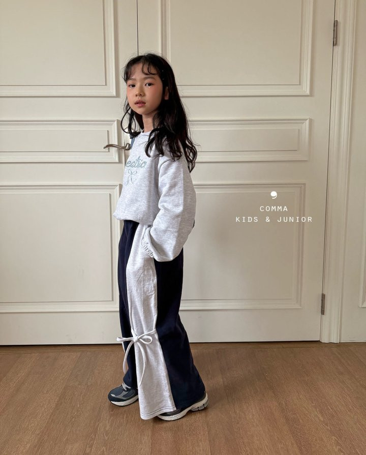 Comma - Korean Children Fashion - #prettylittlegirls - Ribbon Embroideery Sweatshirts - 4