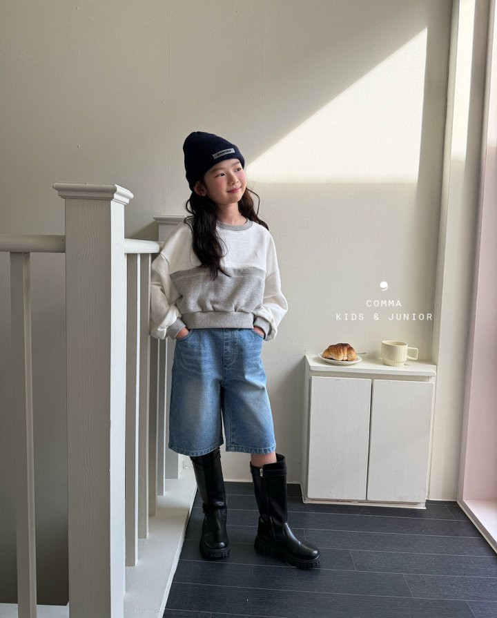 Comma - Korean Children Fashion - #childofig - Half Sweatshirts - 3