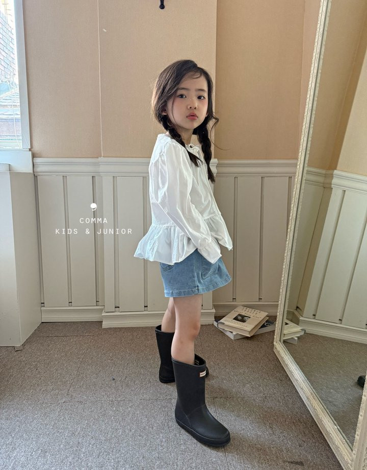 Comma - Korean Children Fashion - #childrensboutique - Frill Blouse