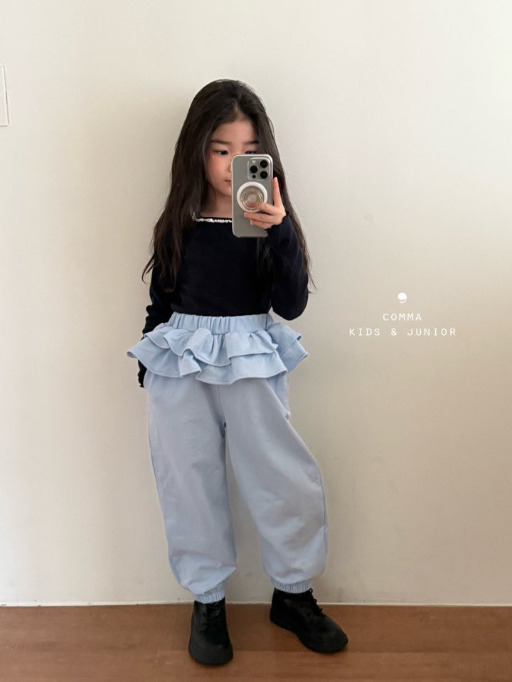 Comma - Korean Children Fashion - #childrensboutique - Square Rib Tee - 11