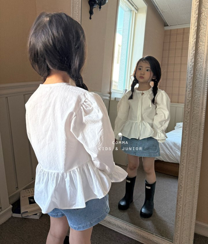 Comma - Korean Children Fashion - #designkidswear - Frill Blouse - 2