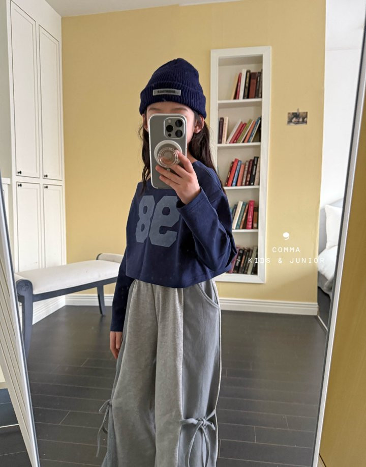 Comma - Korean Children Fashion - #designkidswear - Slit Ribbon Wide Pants - 7
