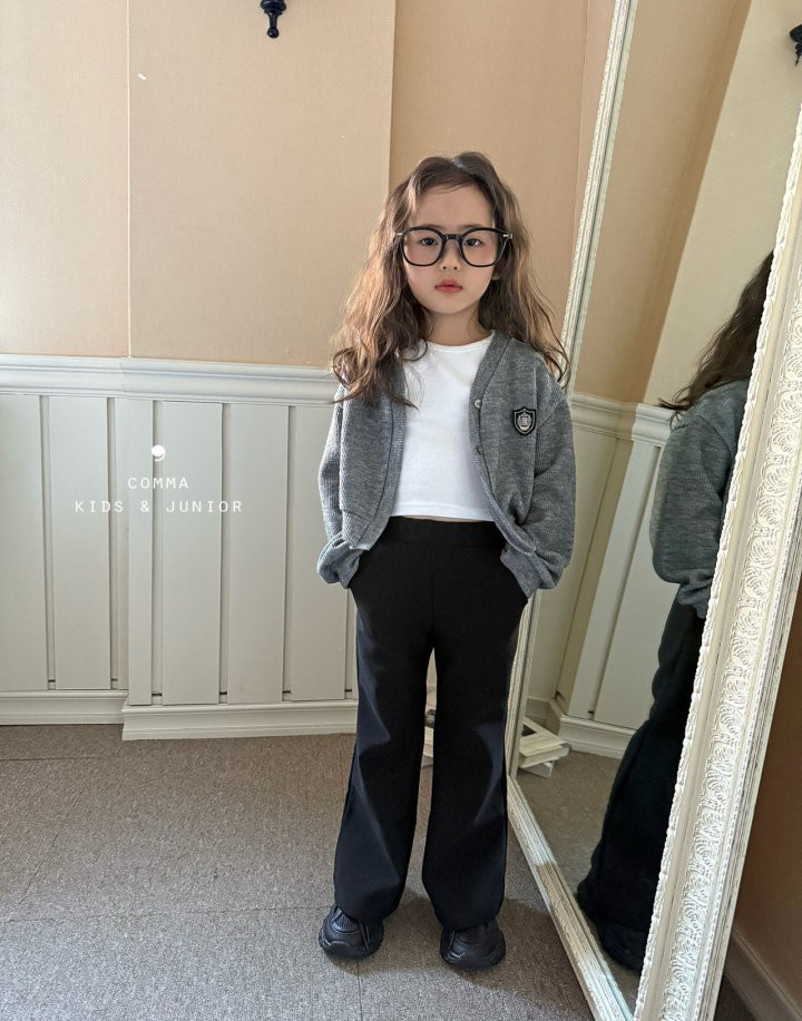 Comma - Korean Children Fashion - #designkidswear - Wide Bootscut Pants