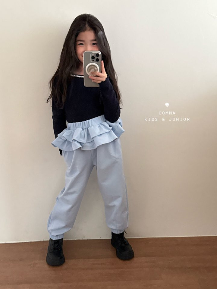 Comma - Korean Children Fashion - #designkidswear - Square Rib Tee - 12