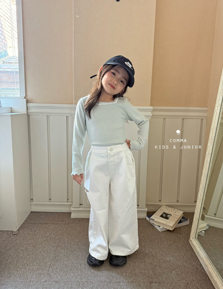 Comma - Korean Children Fashion - #designkidswear - Slit Pants - 11