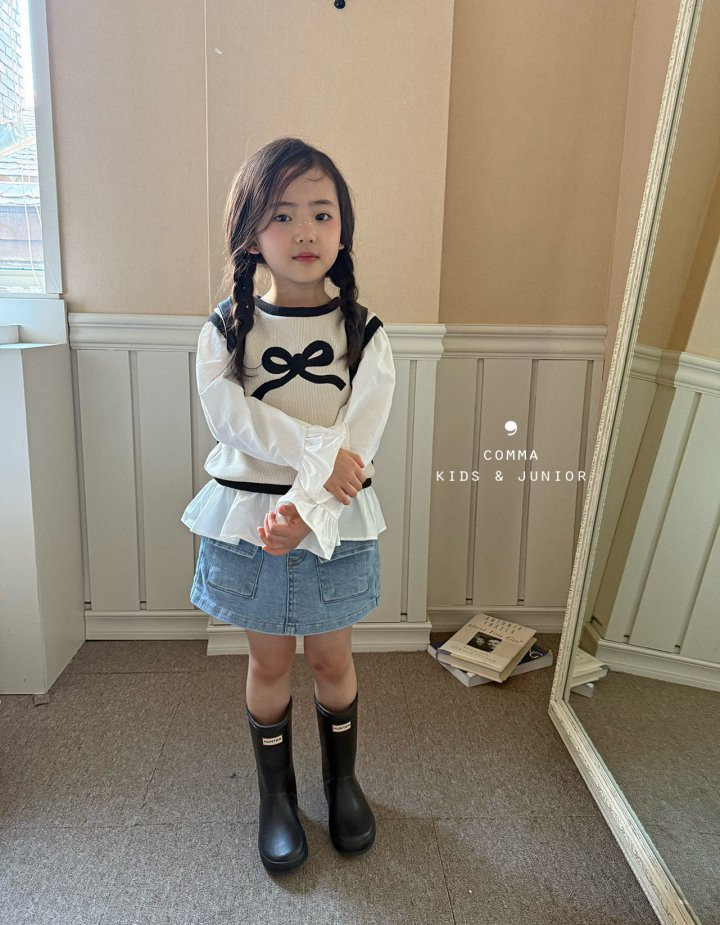 Comma - Korean Children Fashion - #discoveringself - Frill Blouse - 3