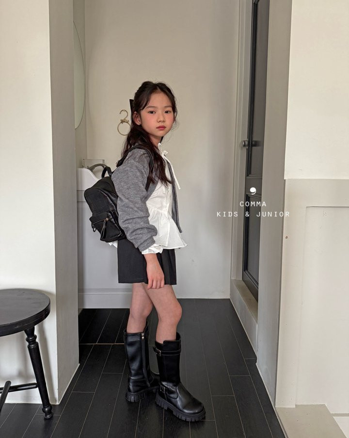 Comma - Korean Children Fashion - #discoveringself - Pleats Skirt Pants - 12