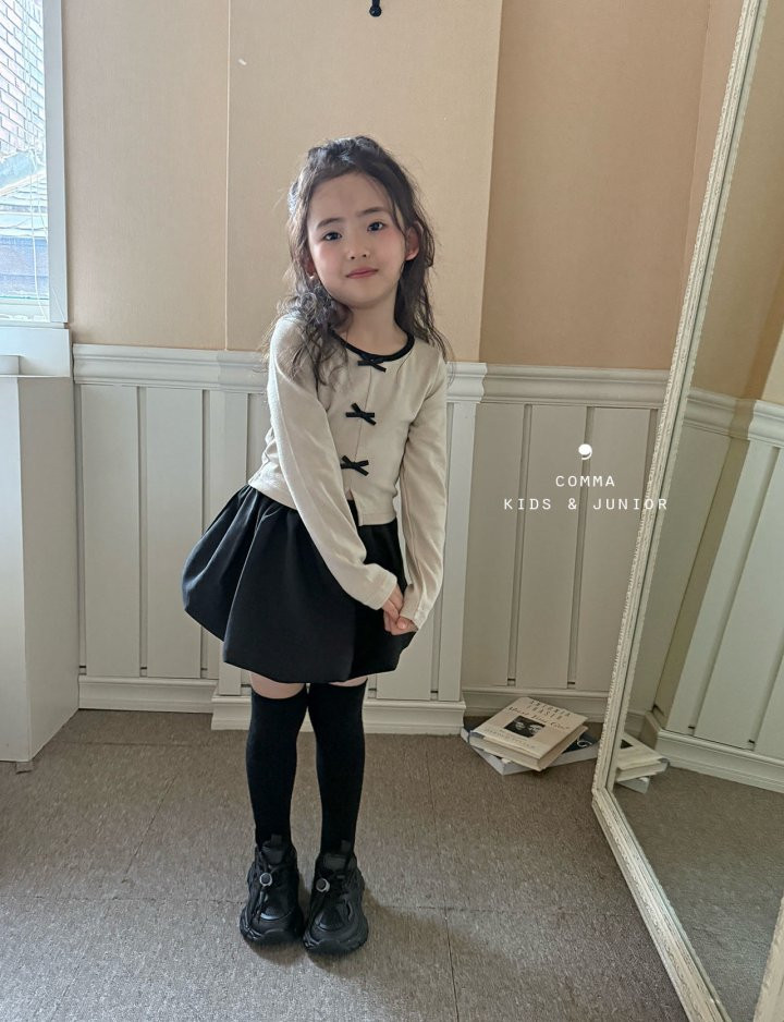 Comma - Korean Children Fashion - #fashionkids - Ribbon Slit Tee - 5