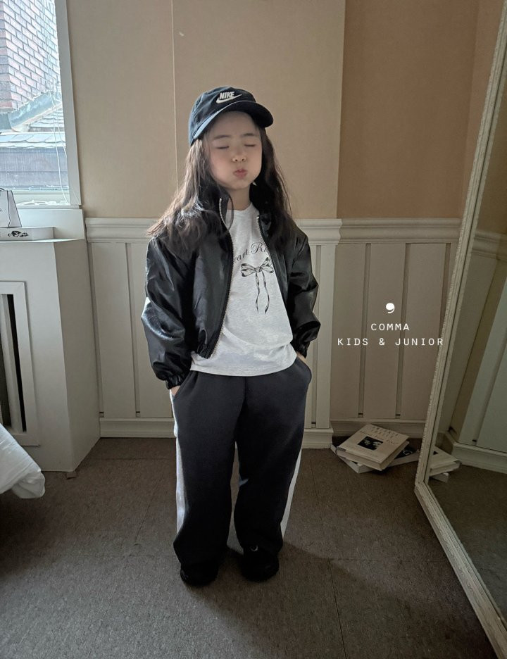 Comma - Korean Children Fashion - #fashionkids - Ribbon Basic Tee - 7